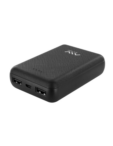 BATERIA  POWER  BANK  LITIO  2  USB  1A+2.1A  +CABLE  10.000  MAH  MWC