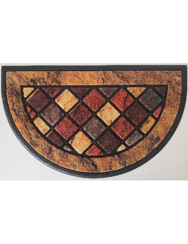 FELPUDO  GOMA+MOQUETA  ALSACIA  45X75  CM  51430