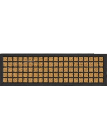 FELPUDO  GOMA+MOQUETA  ARUBA  25X75  CM  55108