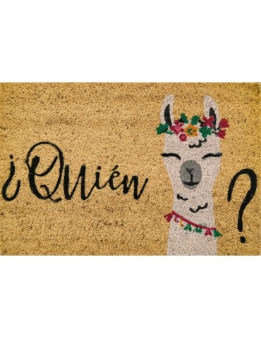 FELPUDO  COCO  BLANCO  QUIEN  LLAM  40  X  60  CM  55-200