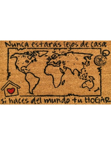 FELPUDO  COCO  NATURAL  MI  MUNDO  40  X  70  CM  55-657