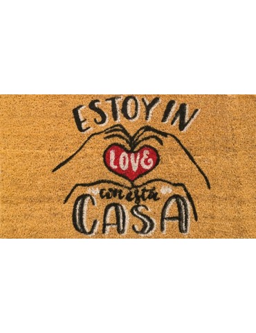 FELPUDO  COCO  NATURAL  LOVE  40  X  70  CM  50156