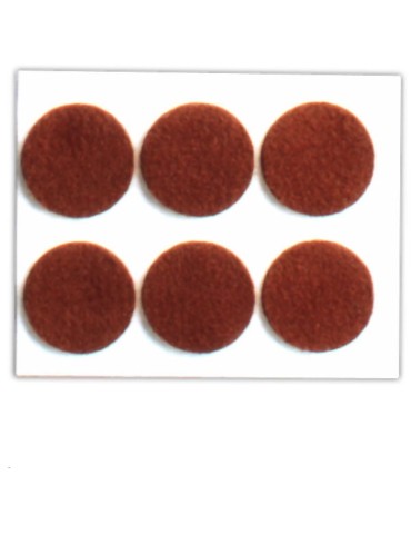 FIELTRO  ADH.  REDONDO  MARRON  30  MM  B70750M