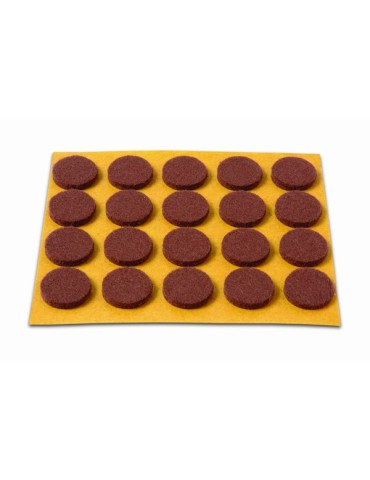 FIELTRO  ADH.  REDONDO  MARRON  20  16  MM  B70770M