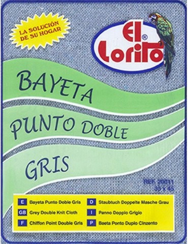 BAYETA  PUNTO  GRIS  B/I  33X45  CM  20011