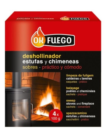 DESHOLLINADOR  ESTUFA/CHIMEN  4X100  G  50220