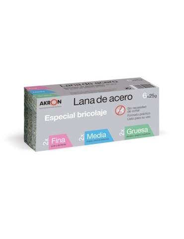 ESTROPAJO  LANA  ACERO  SURTIDO  150  G  2295