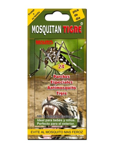 AHUYENTA  MOSQUI  TIGRE  24PARCHE  -  61241