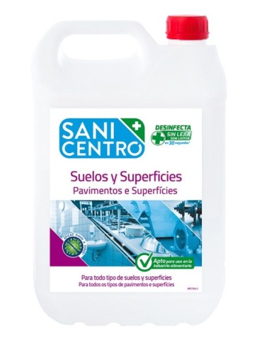 LIMPIADOR  DESINFECT  SUELO/SUPEF  SIN  LEJIA  5  L  ARV1191