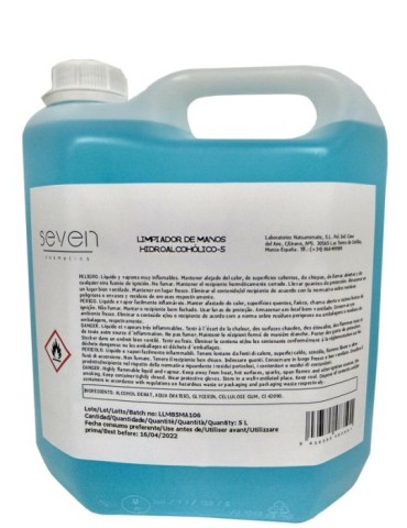 LIMPIADOR  HIDROALCOHOLICO  5  L