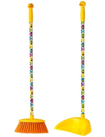 ESCOBA  C/PALO+RECOG  DUCKS  KID  -  7542