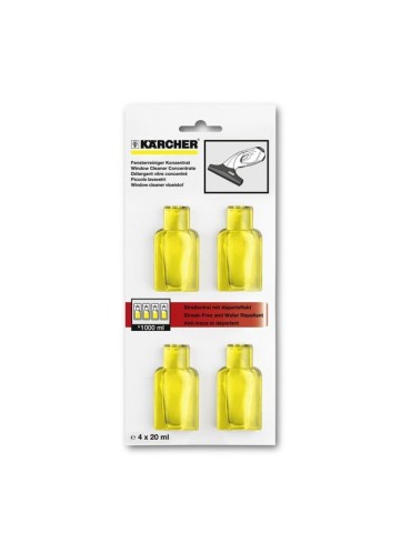 DETERGENTE  LIMPIACRISTALES  WV  4X20  ML  62953020