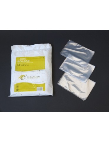 BOLSA  PLASTICO  SOBRE  B/1000  14X20  CM