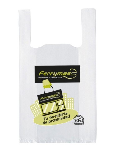 BOLSA  PLAST.CAMISETA  70%  B/750  40X50  CM