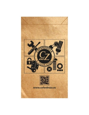 BOLSA  SOBRE  PAPEL  B/1000  14+6X24