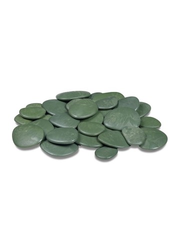 PIEDRA  PLCO  RECICLADO  VERDE  90-100  PZAS  5-8  CM  016668