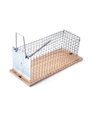 TRAMPA  RATA  JAULA  METALICA  29X12  CM  1585001