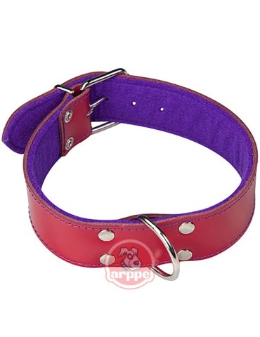 COLLAR  PERRO  CUERO  GRANATE/PUR  550X40  MM  2156015593
