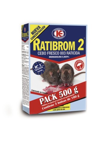 RATICIDA  CEBO  FRESCO  PACK  500  G  D01.369