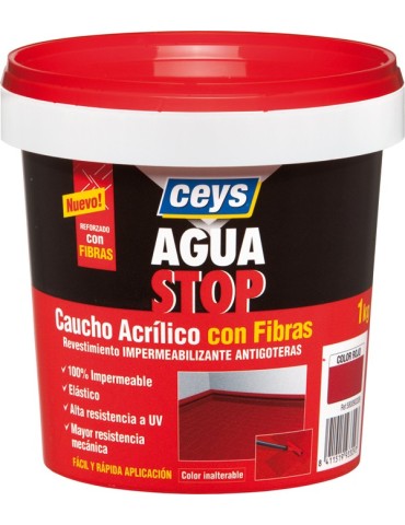 ANTIGOTERAS  CAUCHO  TERRACOTA  1  KG  903310