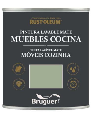 PINTURA  MUEBLES  COCINA  VERDE  OLIV  MATE  750  ML  5615988