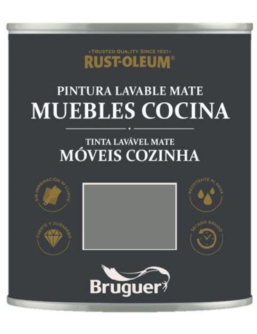 PINTURA  MUEBLES  COCINA  GRIS  OSCUR  MATE  750  ML  5615993