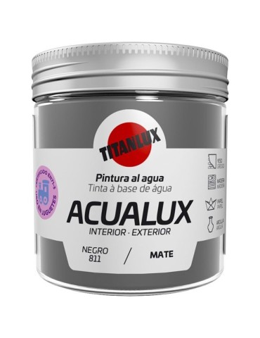 PINTURA  MANUALIDADES  NEGR  MATE  75  ML  J12081175