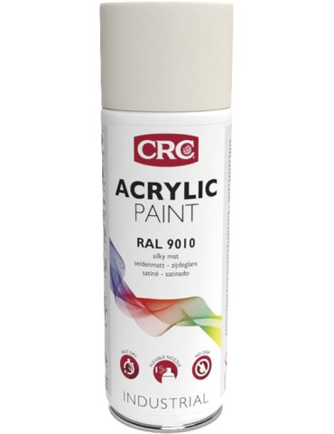 PINTURA  AER  ACR.  BLANCO  SATINA  400  ML  RAL  9010