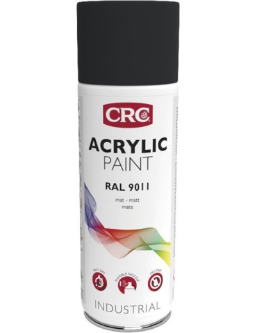 PINTURA  AER  ACR.  NEGRO  MATE  400  ML  RAL  9011