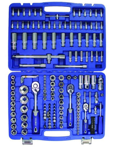 IRIMO MALETIN VASO JGO 173 PZ+CARRA 1/4-1/2'' 130 (130-173-4)
