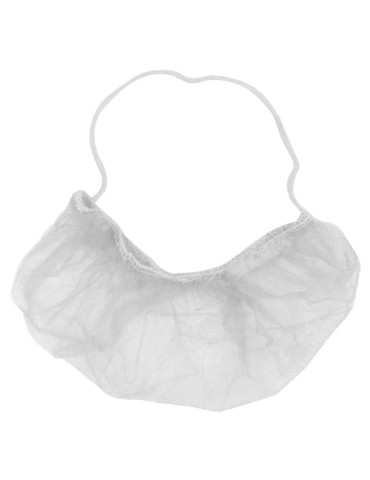 CUBRE BARBAS BLANCO (100 UNID)