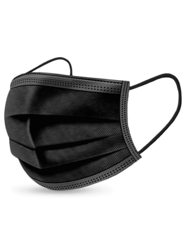 MASCARILLA TRIPLE CAPA NEGRA PRECIO DE 50 UDIDADES